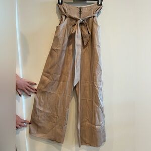 Intermix Wide Legged Belted Pant